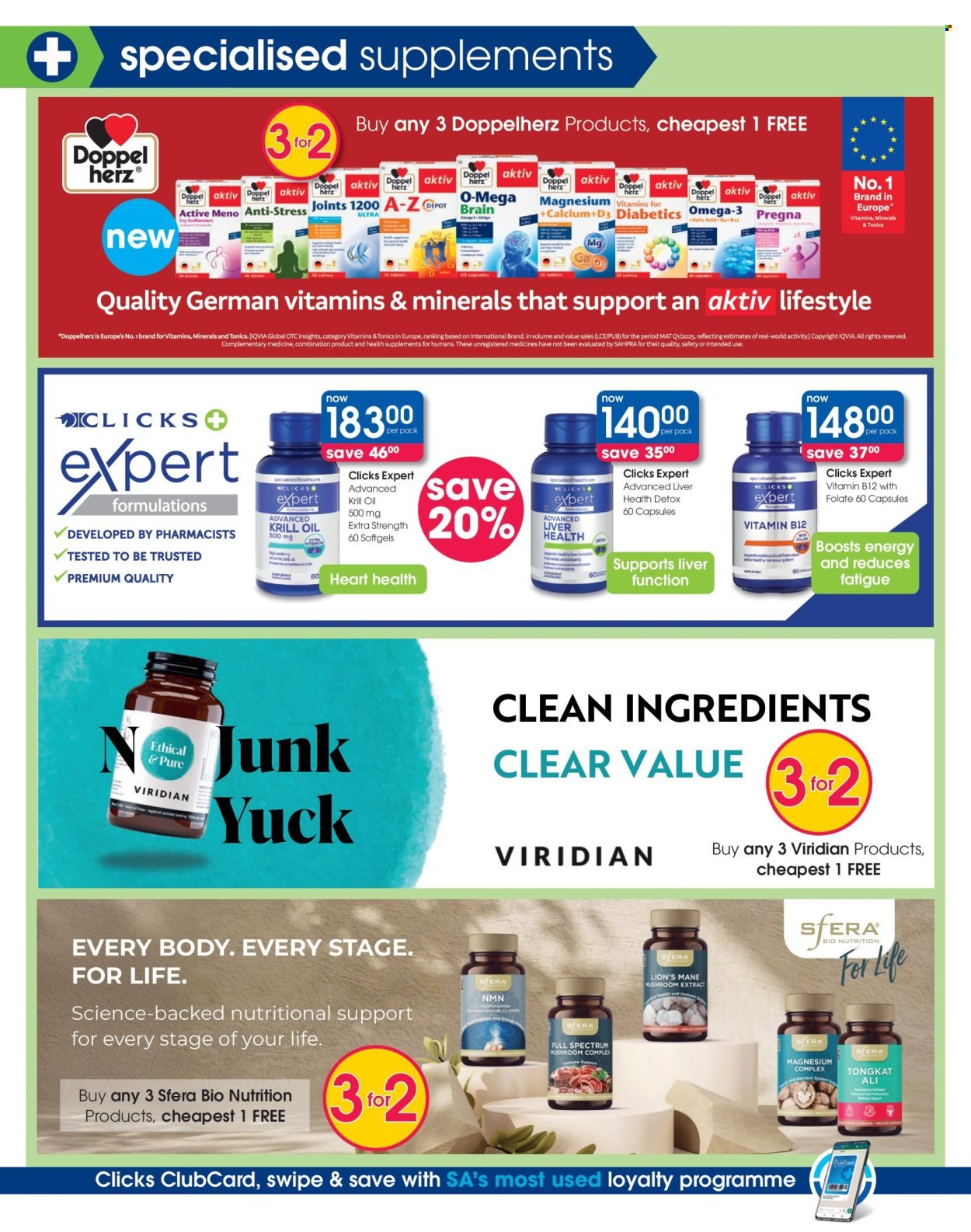 CLICKS specials - From Thursday 23 Apr 2026 (2026-04-23 - 2026-05-20) | 14