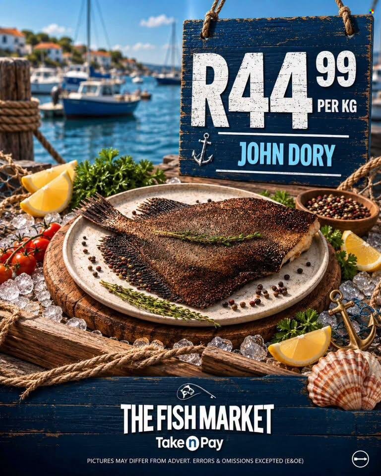 TAKE N PAY specials - From Friday 25 Sept 2026