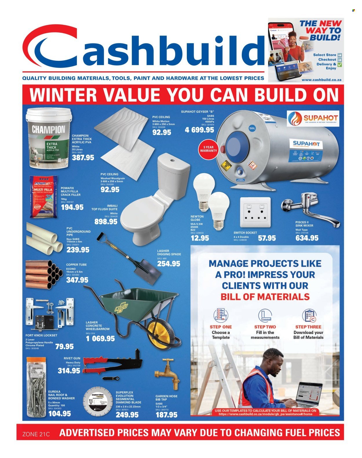 CASHBUILD specials - From Monday 22 Jun 2026