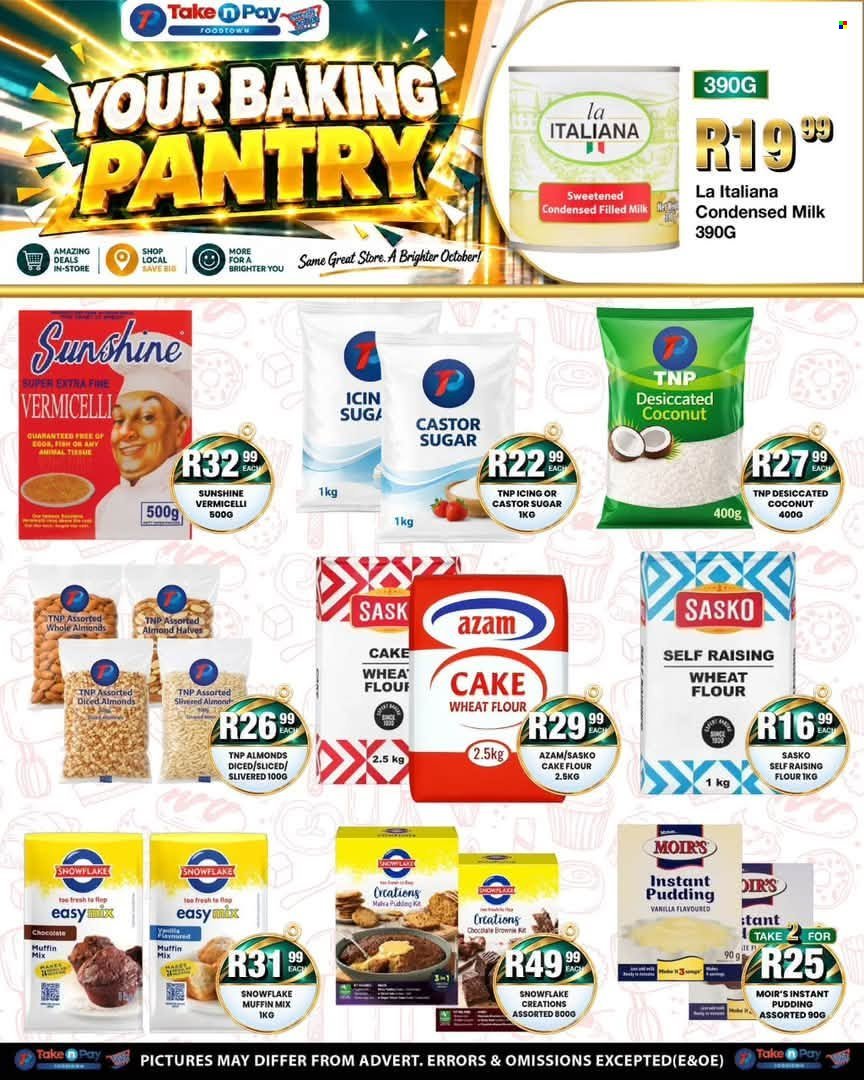 TAKE N PAY specials - From Monday 5 Oct 2026