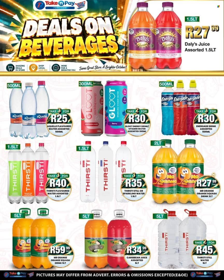 TAKE N PAY specials - From Monday 5 Oct 2026