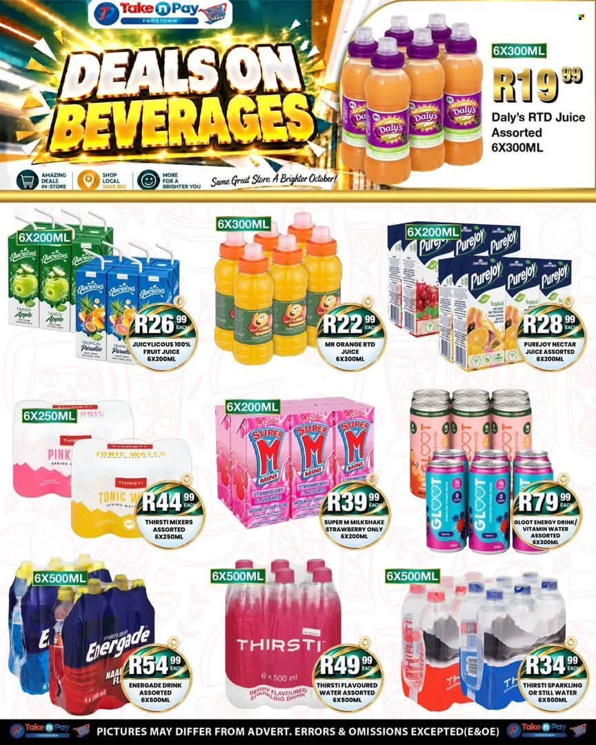 TAKE N PAY specials - From Monday 5 Oct 2026
