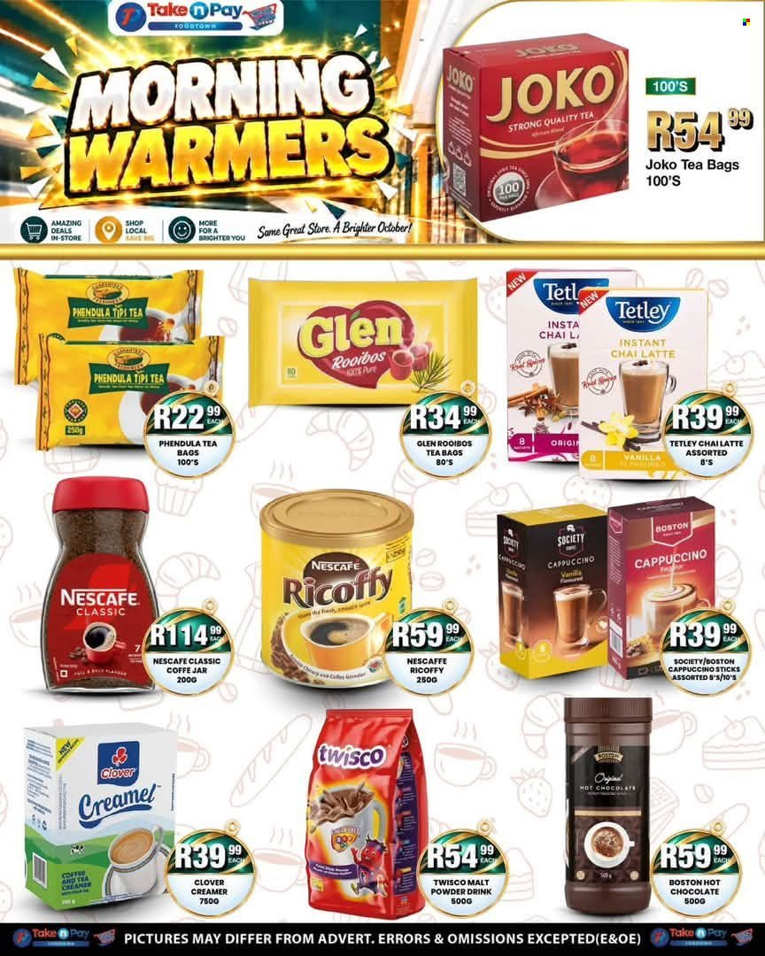 TAKE N PAY specials - From Monday 5 Oct 2026