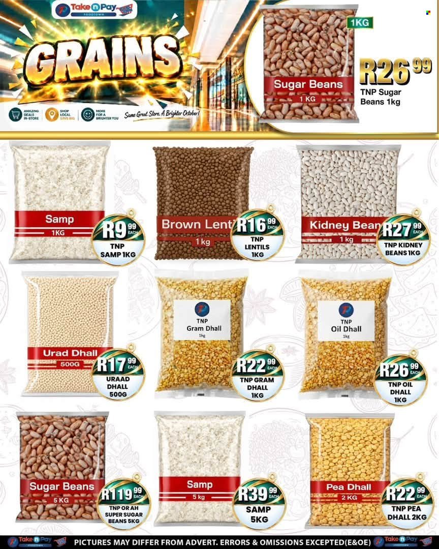 TAKE N PAY specials - From Monday 5 Oct 2026