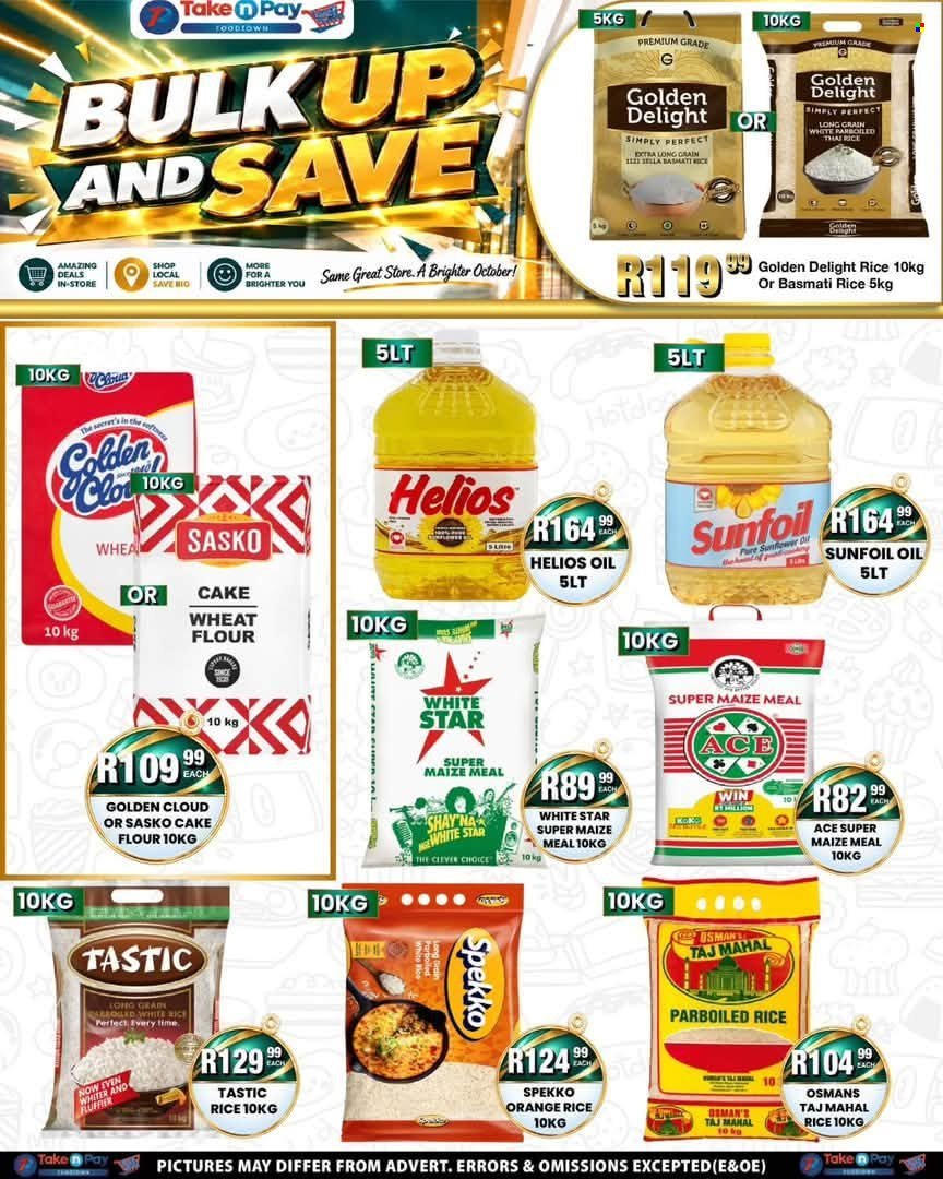 TAKE N PAY specials - From Monday 5 Oct 2026