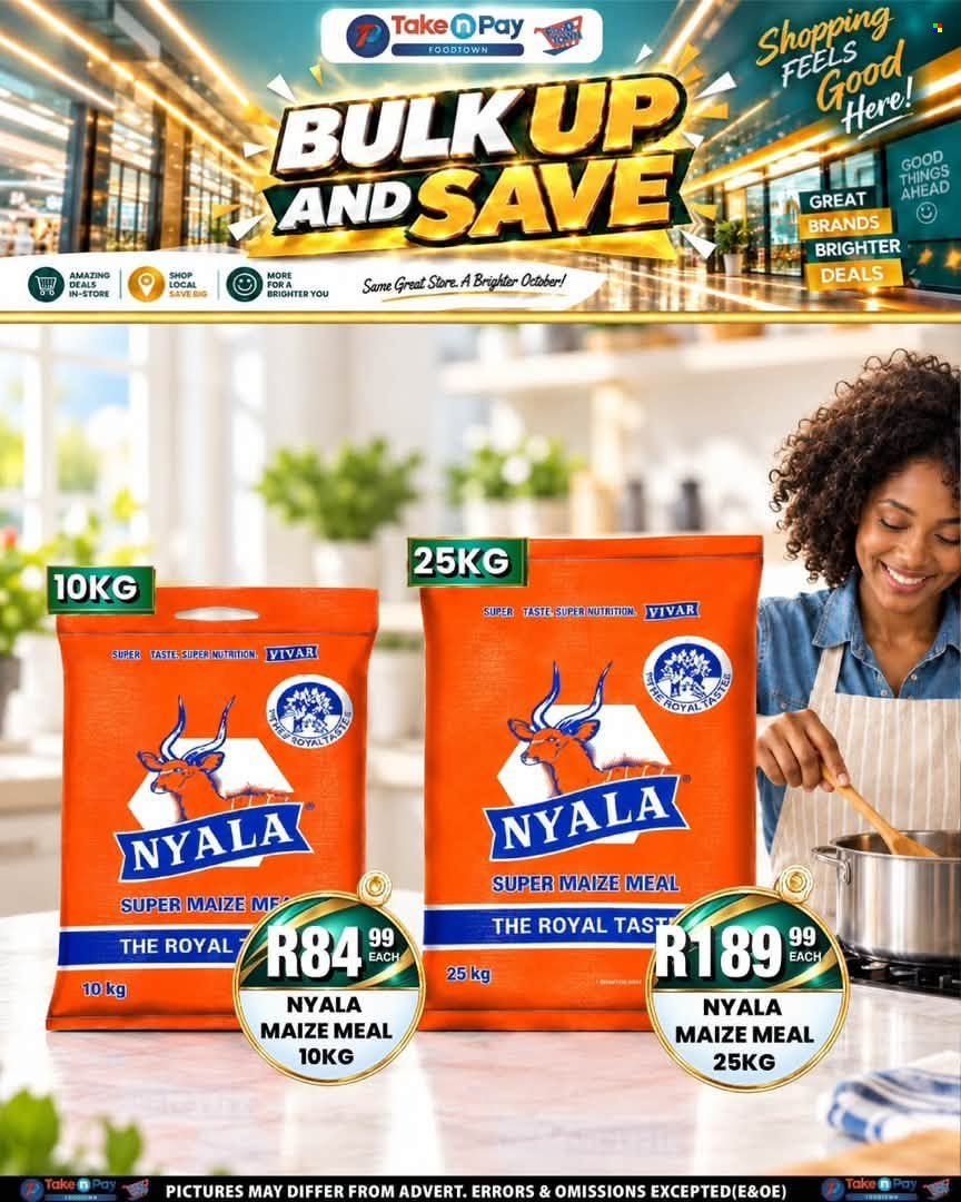 TAKE N PAY specials - From Monday 5 Oct 2026