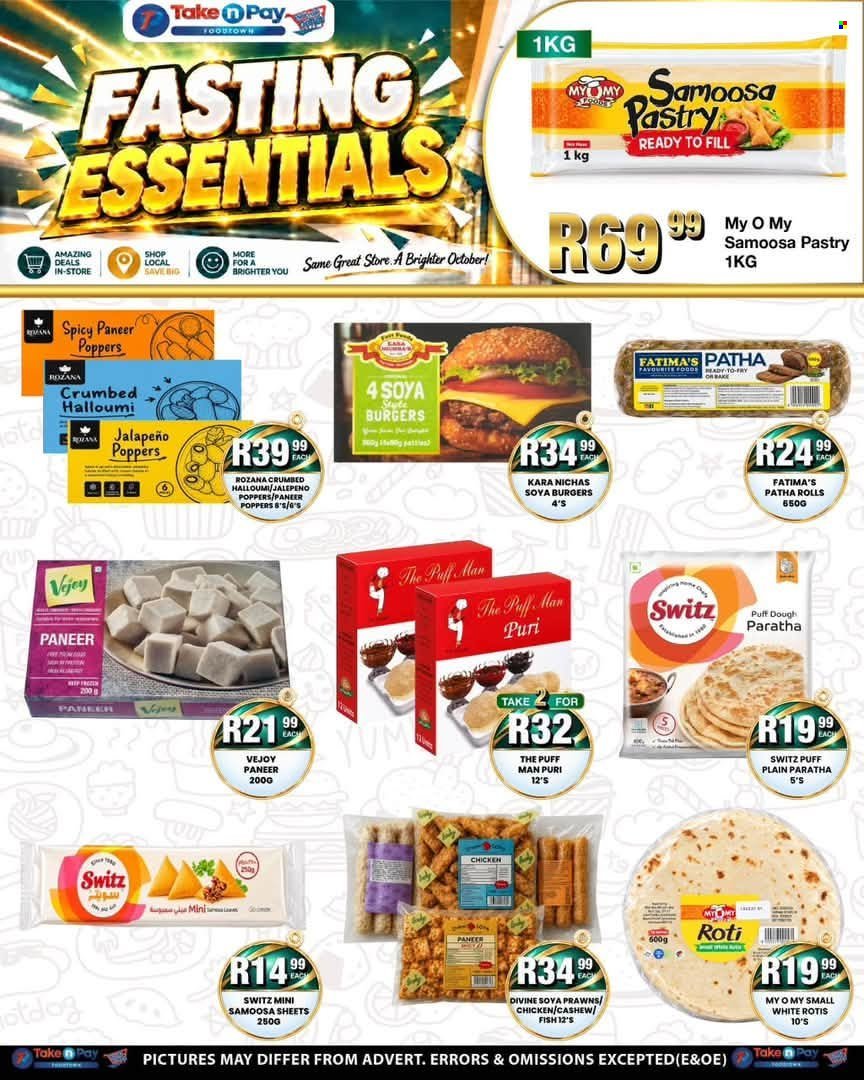 TAKE N PAY specials - From Monday 5 Oct 2026