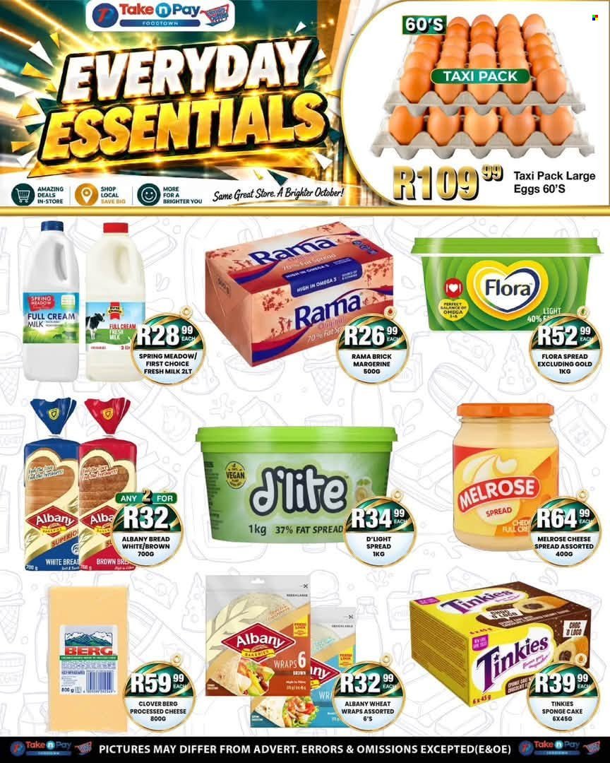 TAKE N PAY specials - From Monday 5 Oct 2026