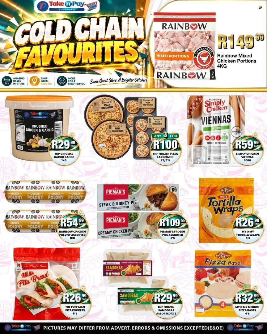 TAKE N PAY specials - From Monday 5 Oct 2026