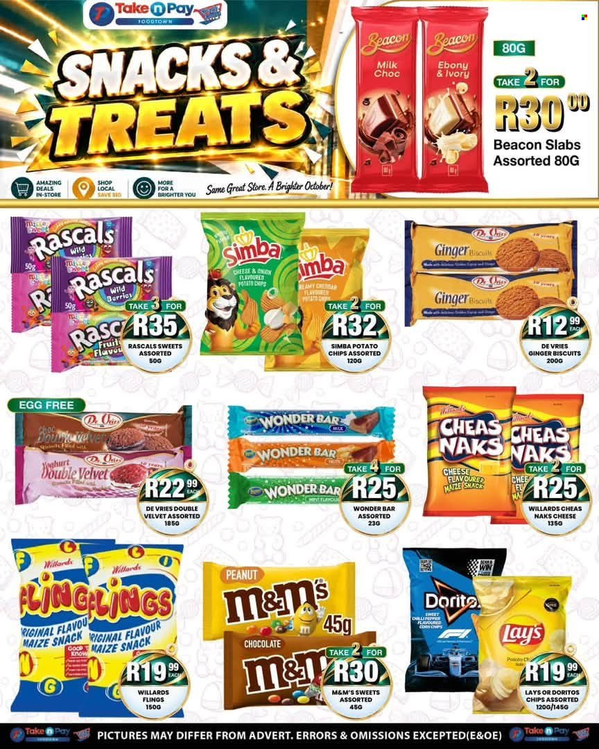 TAKE N PAY specials - From Monday 5 Oct 2026