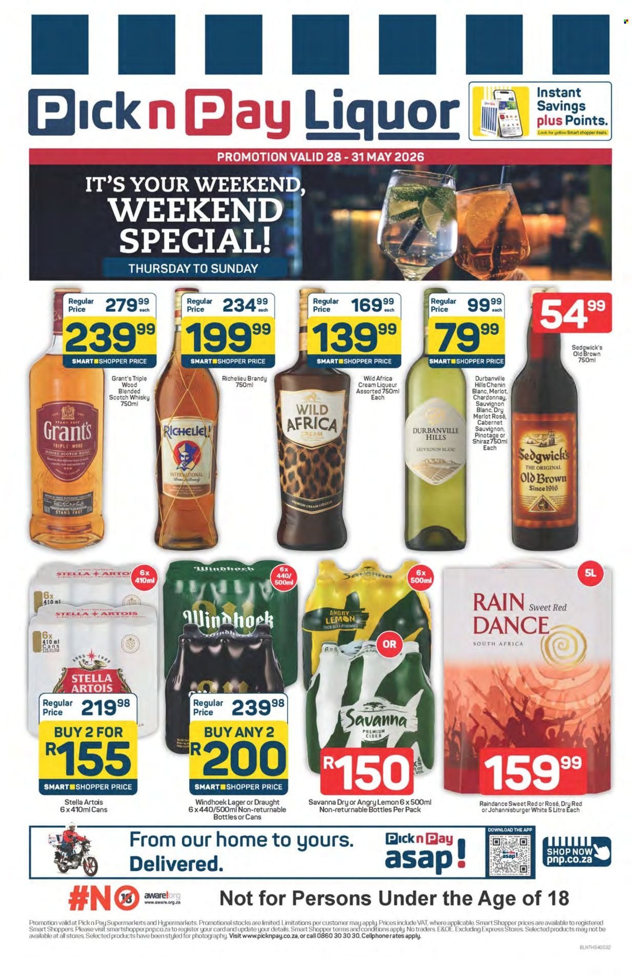 PICK N PAY specials - Weekend Liquor Specials (2026-05-28 - 2026-05-31) | 1