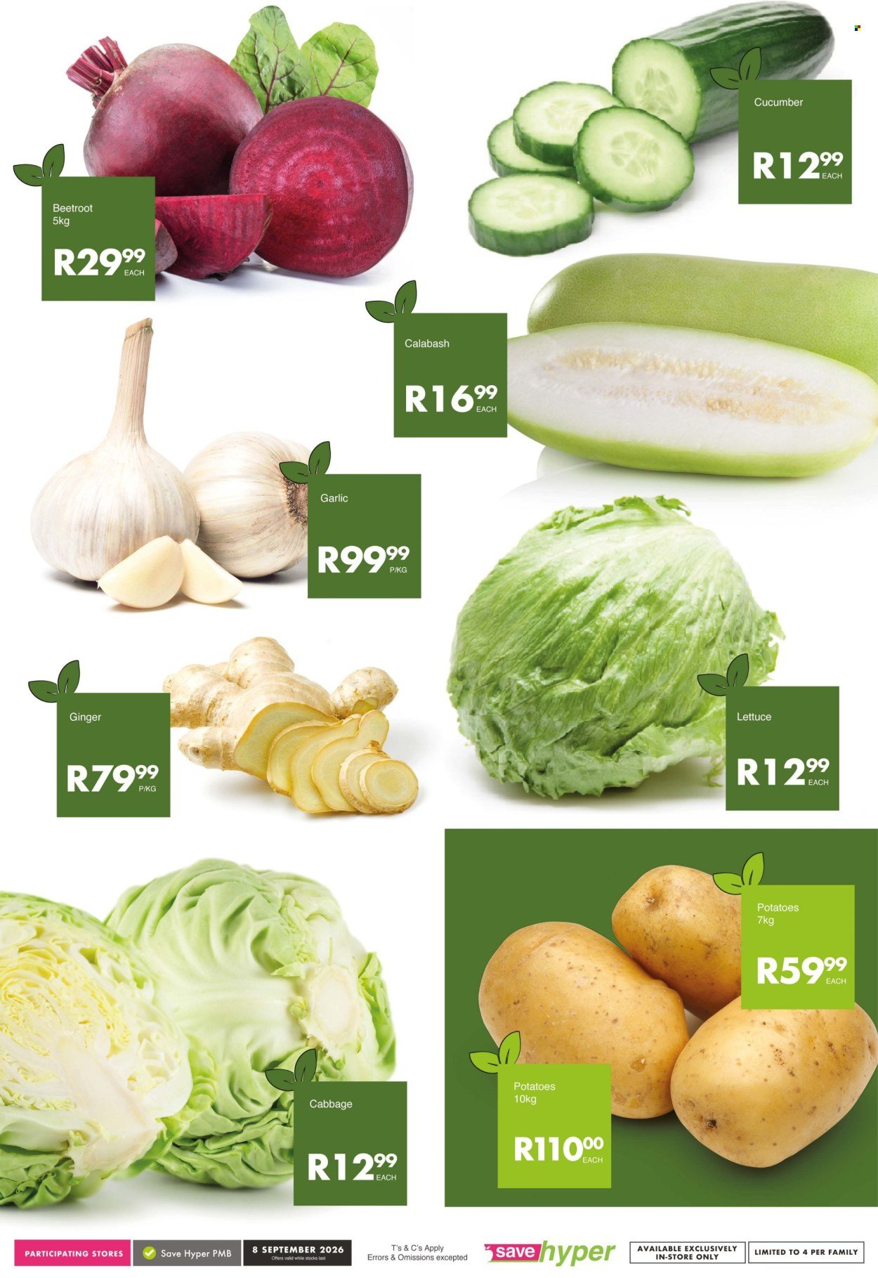 SAVE specials - From Tuesday 8 Sept 2026