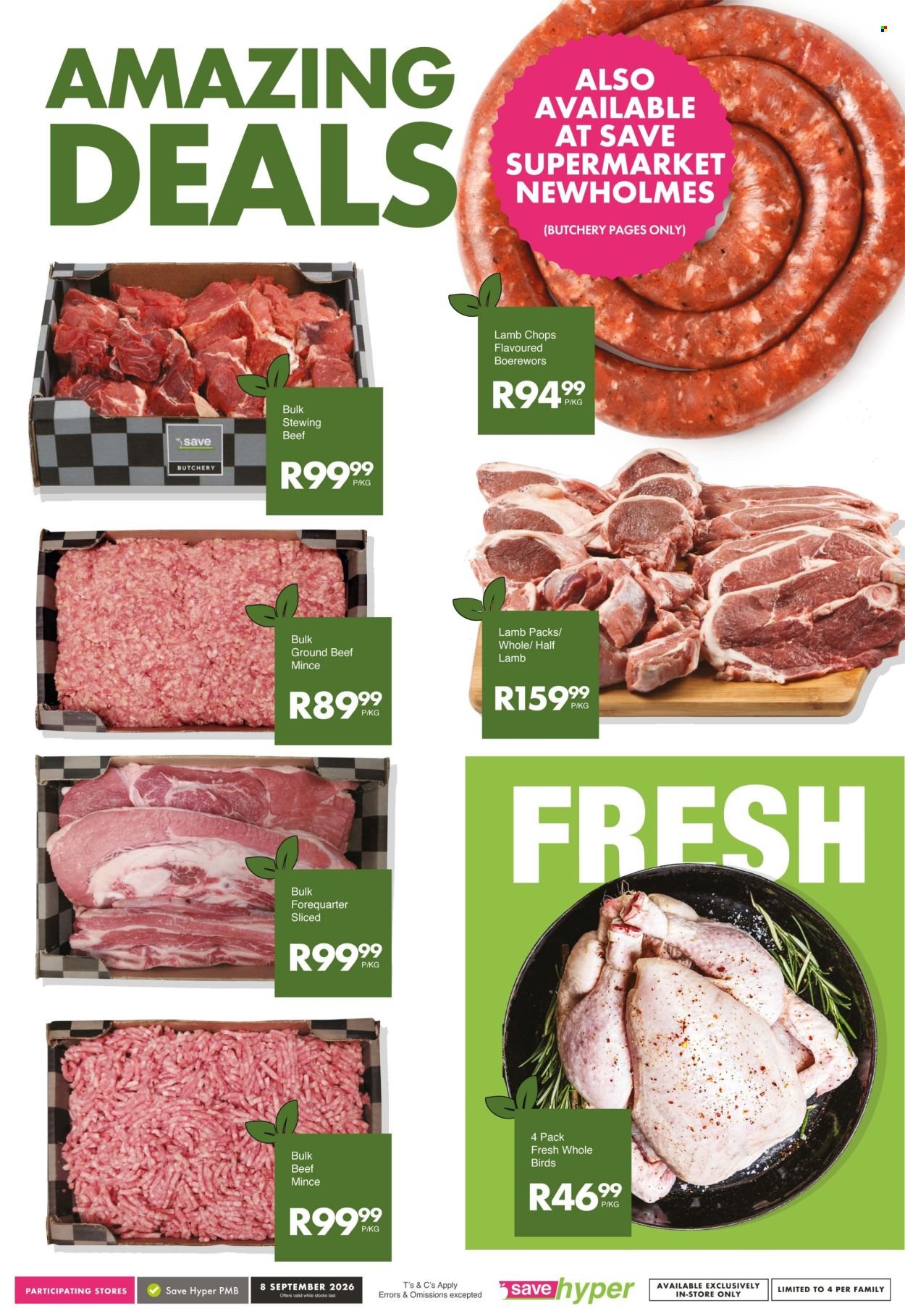 SAVE specials - From Tuesday 8 Sept 2026