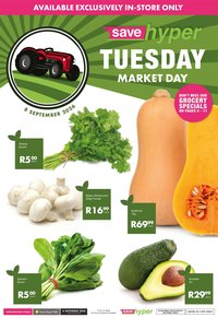 SAVE specials - From Tuesday 8 Sept 2026
