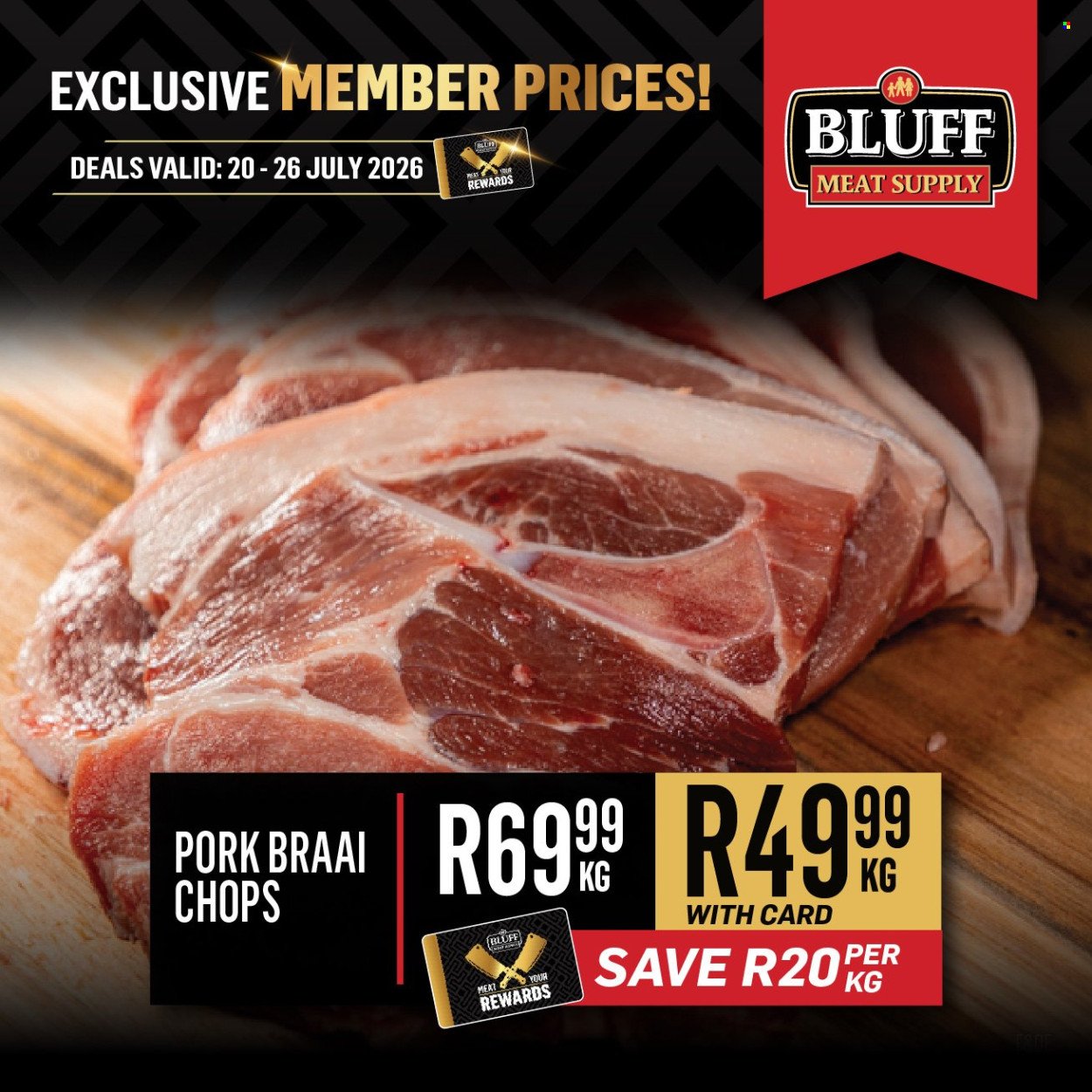 BLUFF MEAT SUPPLY specials - From Monday 20 Jul 2026