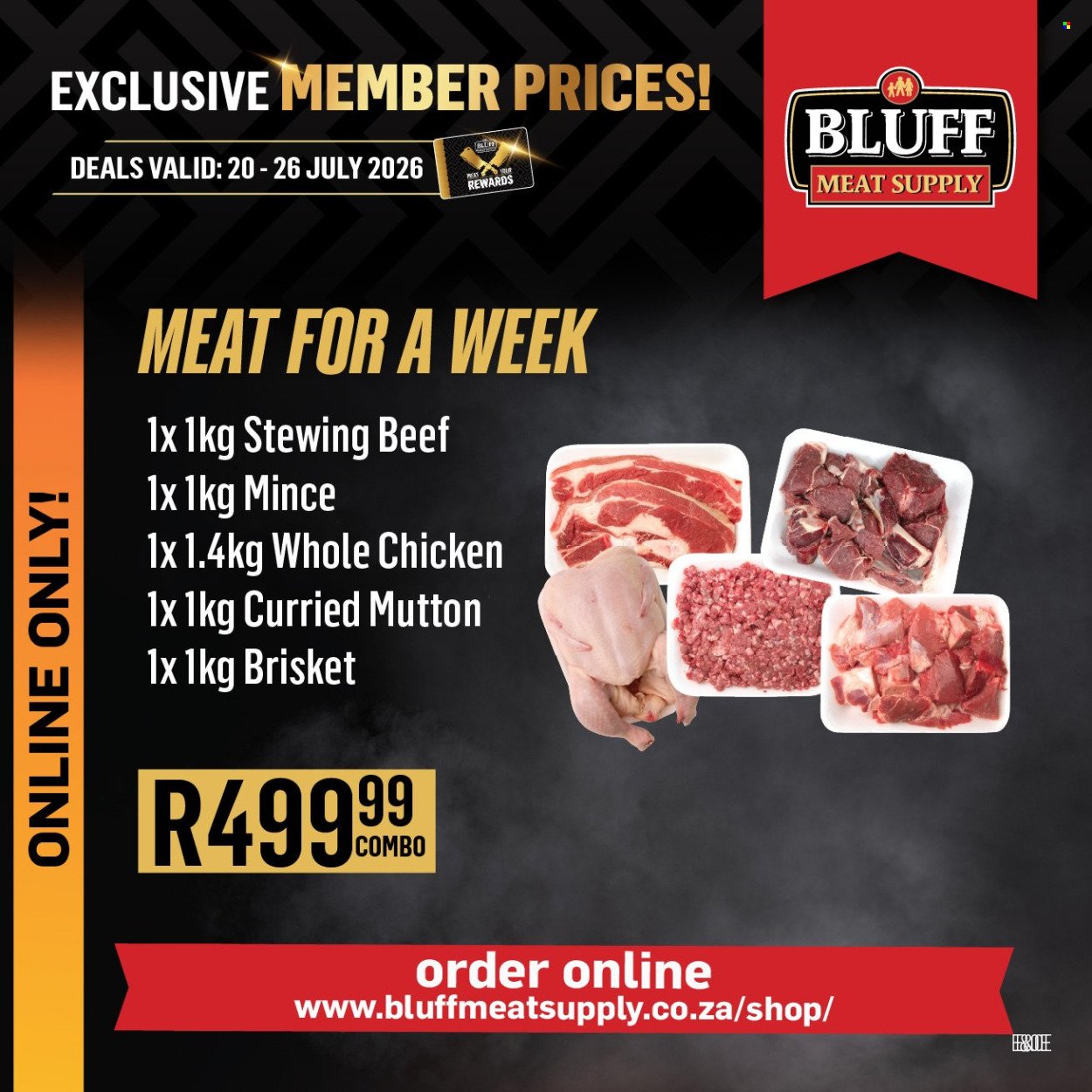 BLUFF MEAT SUPPLY specials - From Monday 20 Jul 2026