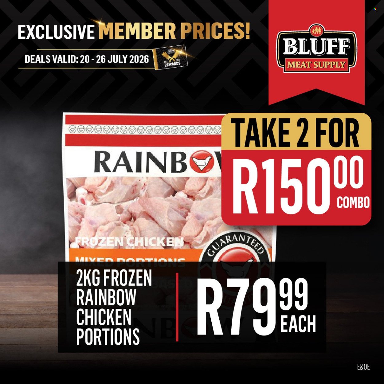 BLUFF MEAT SUPPLY specials - From Monday 20 Jul 2026