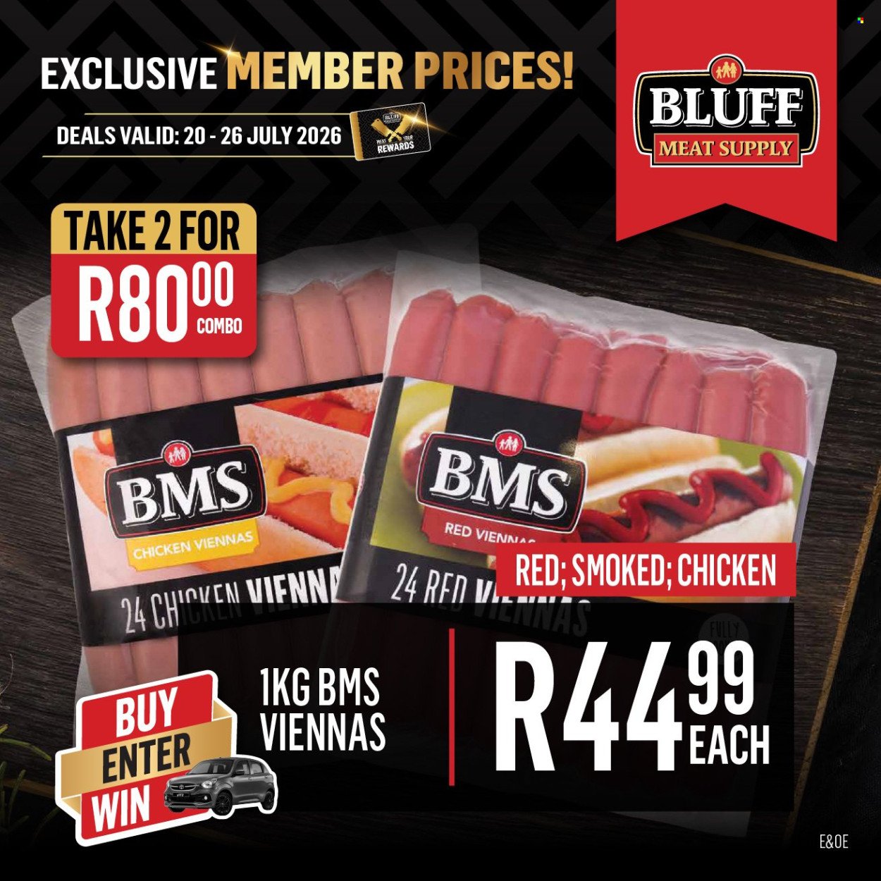 BLUFF MEAT SUPPLY specials - From Monday 20 Jul 2026