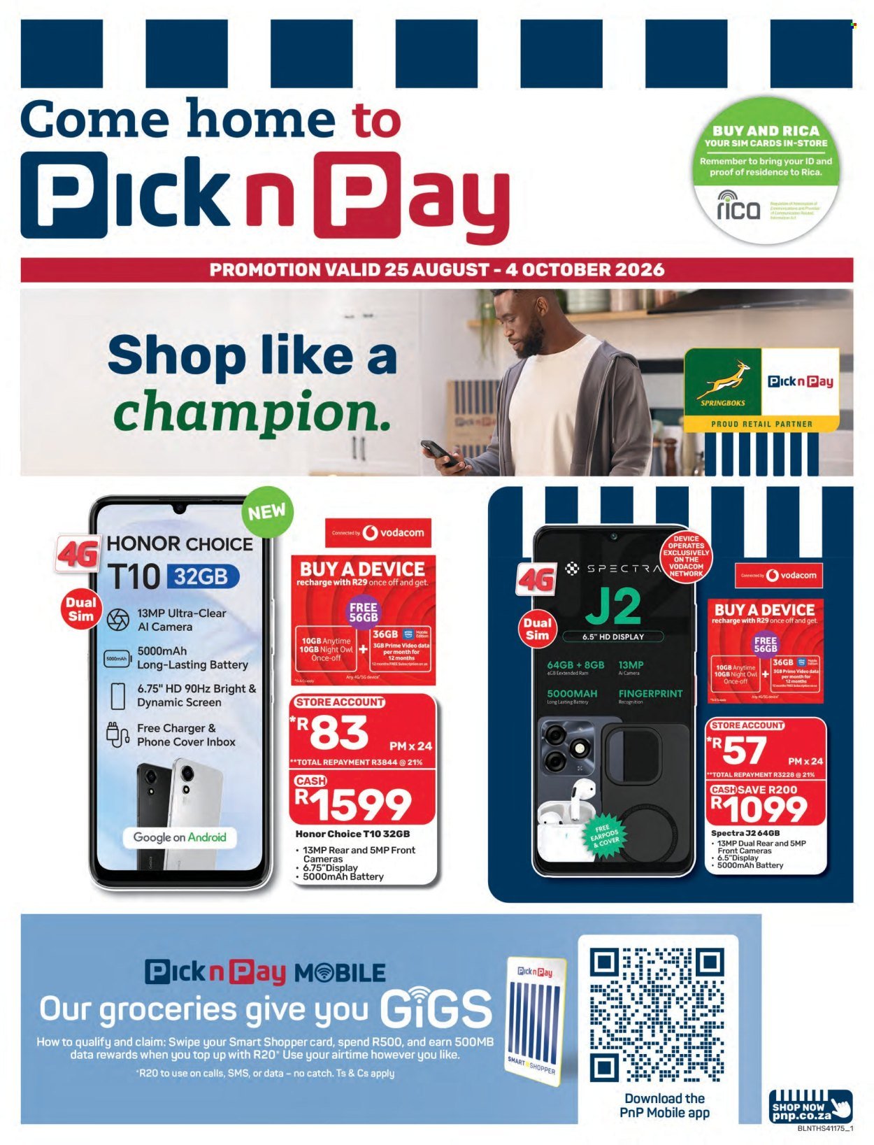 PICK N PAY specials - Cellular Specials