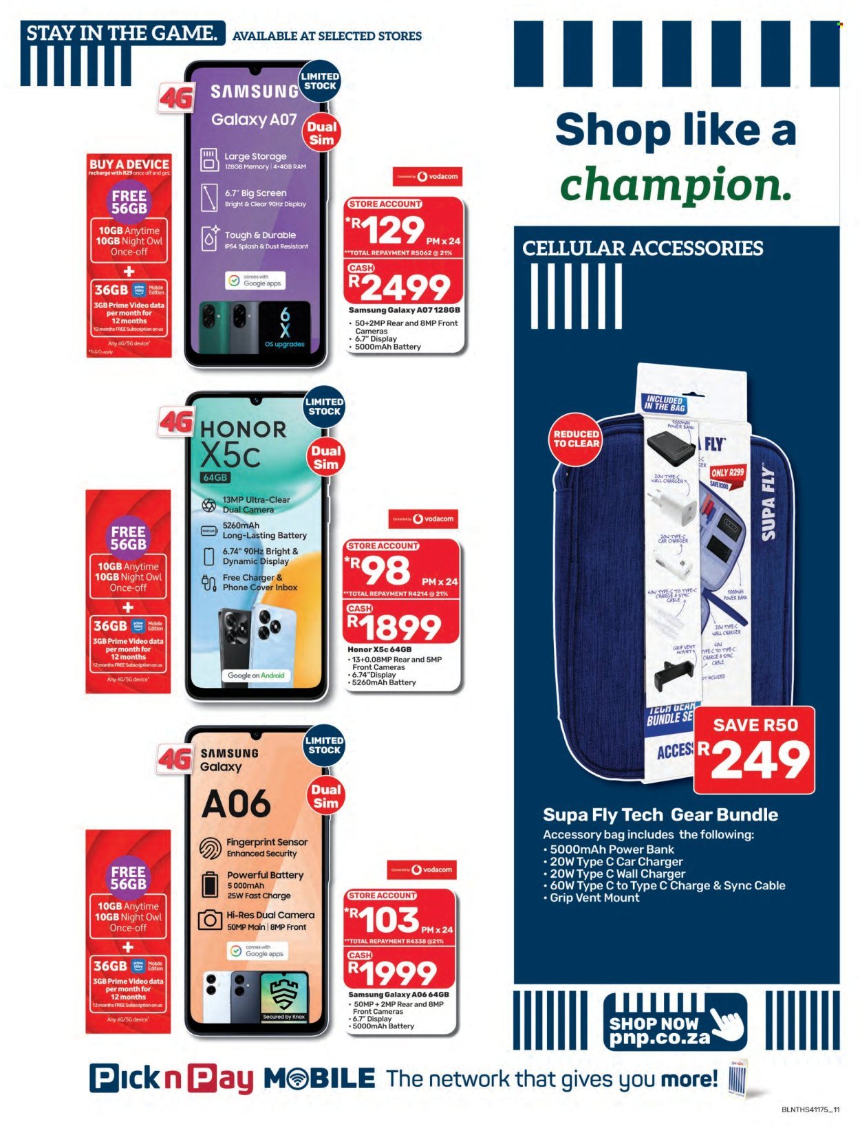 PICK N PAY specials - Cellular Specials