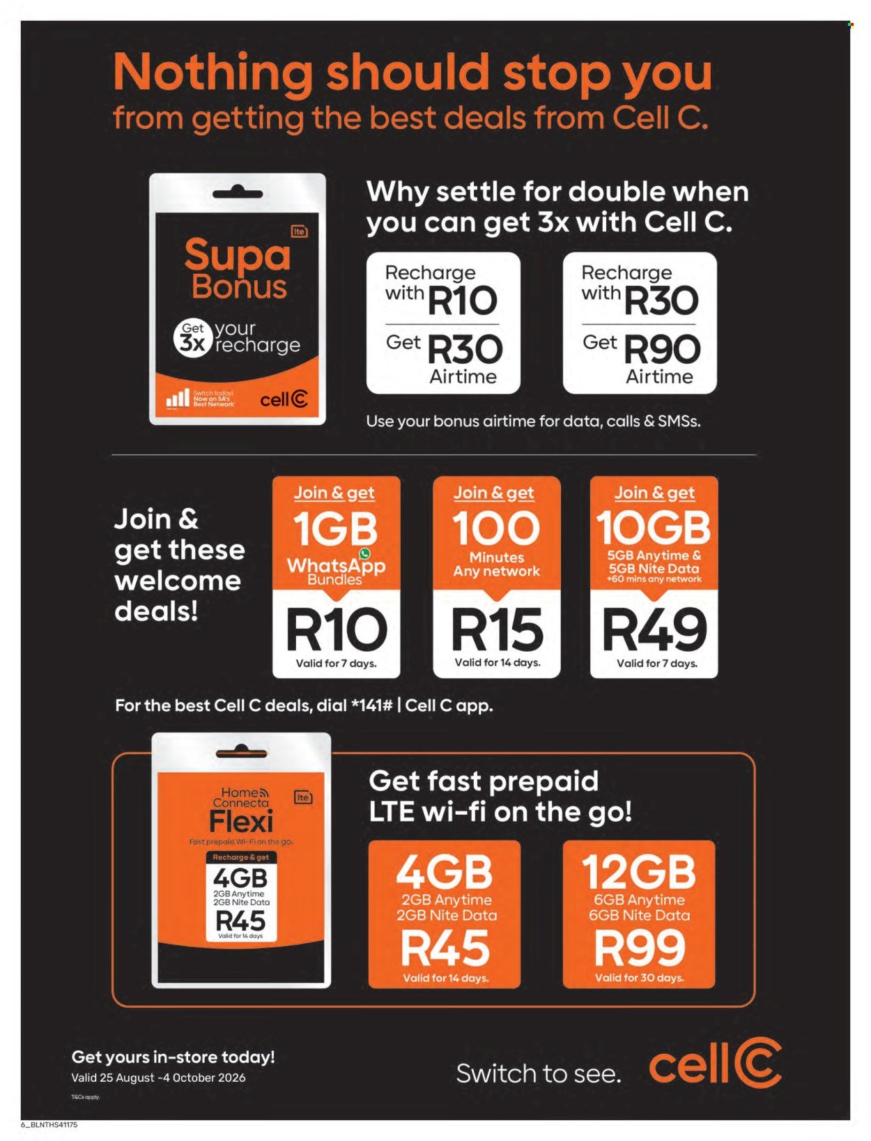 PICK N PAY specials - Cellular Specials