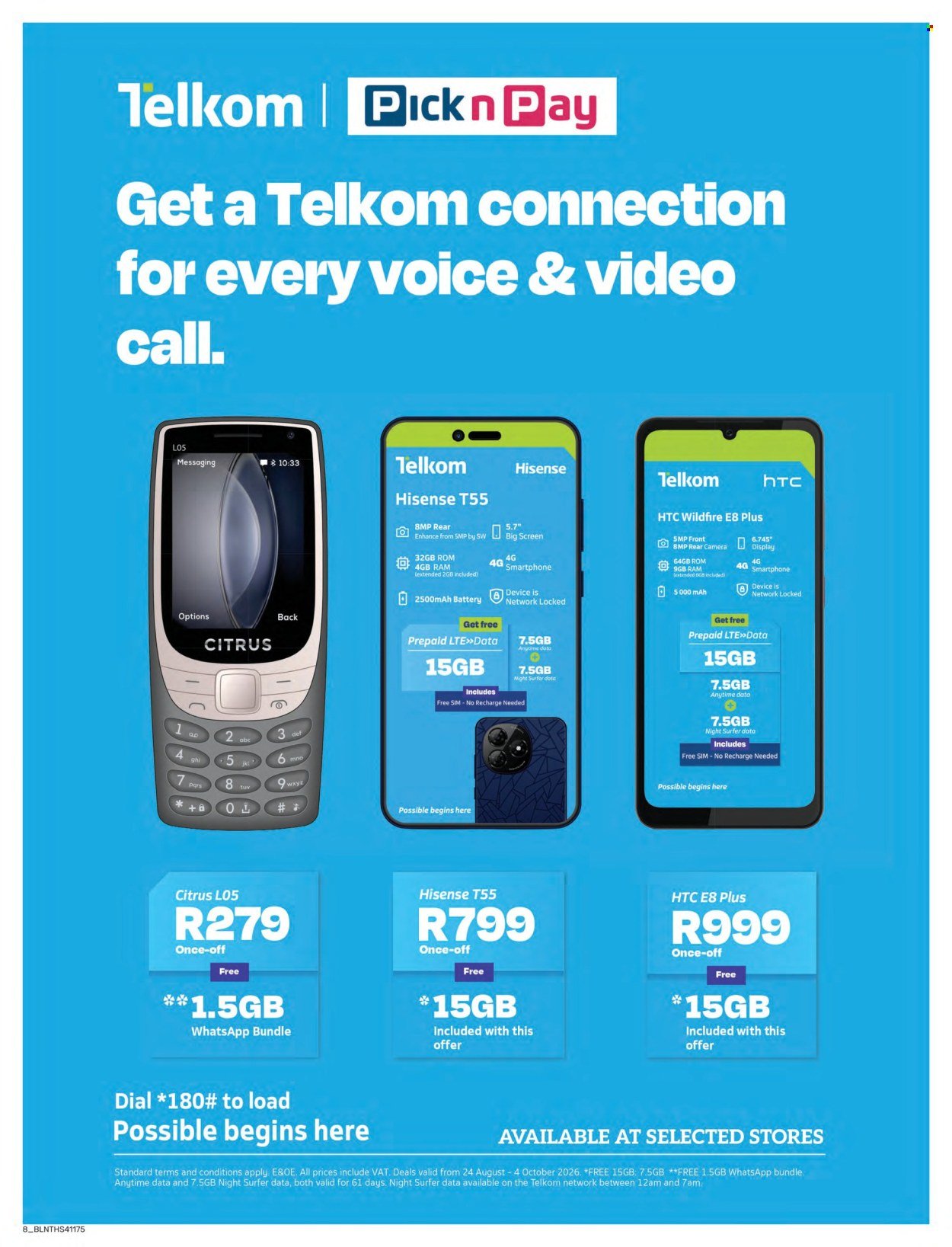 PICK N PAY specials - Cellular Specials