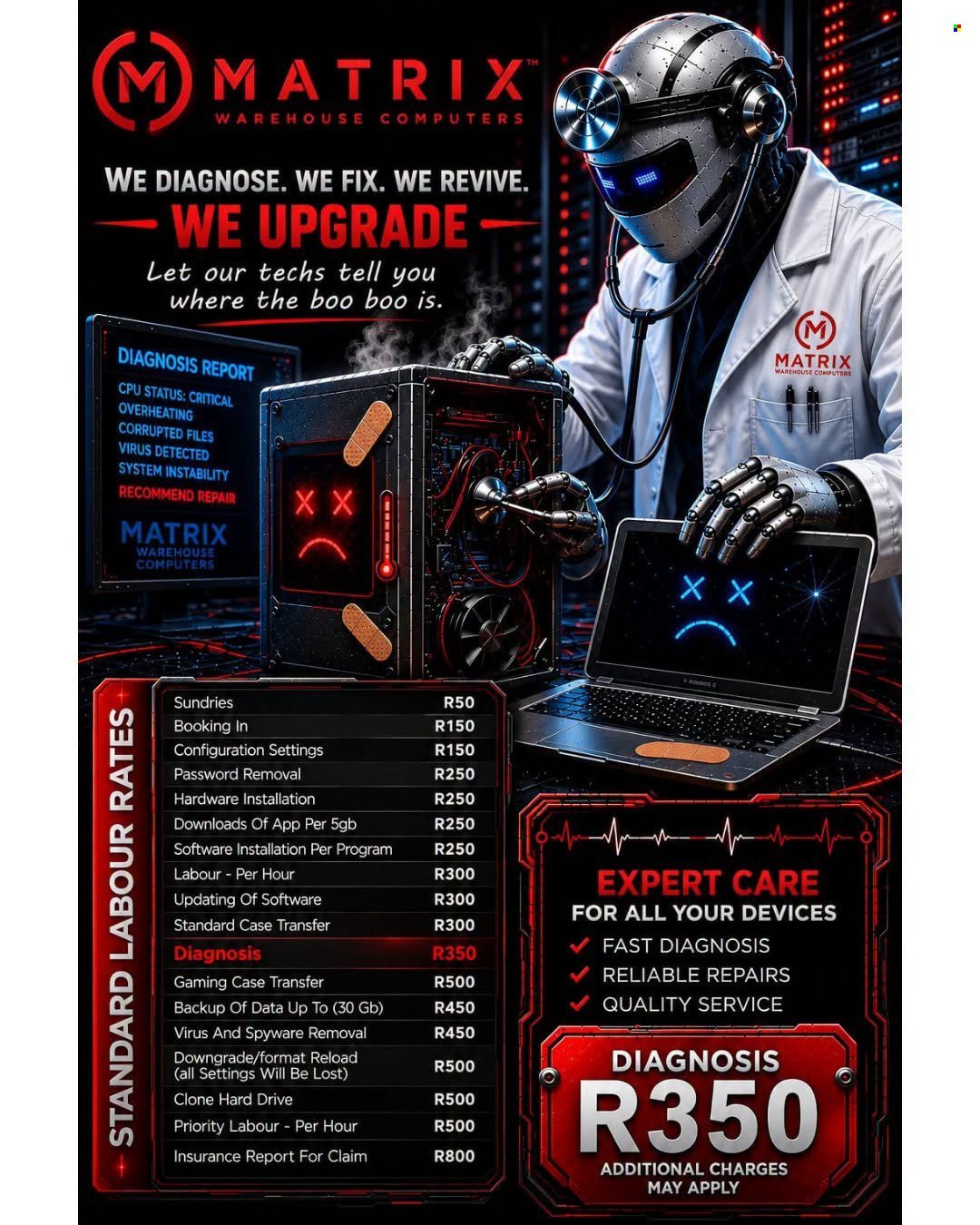 MATRIX WAREHOUSE specials - September 2026