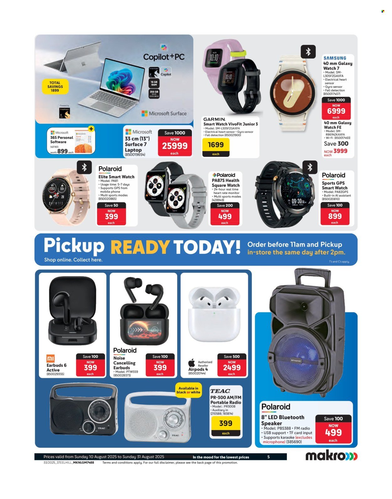 MAKRO specials - In the mood for an upgrade (2025-08-10 - 2025-08-31) | 5