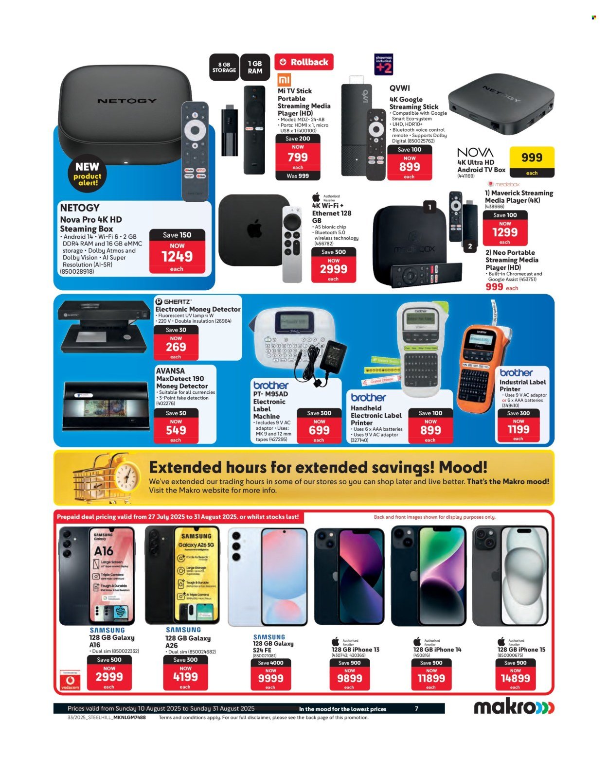MAKRO specials - In the mood for an upgrade (2025-08-10 - 2025-08-31) | 7