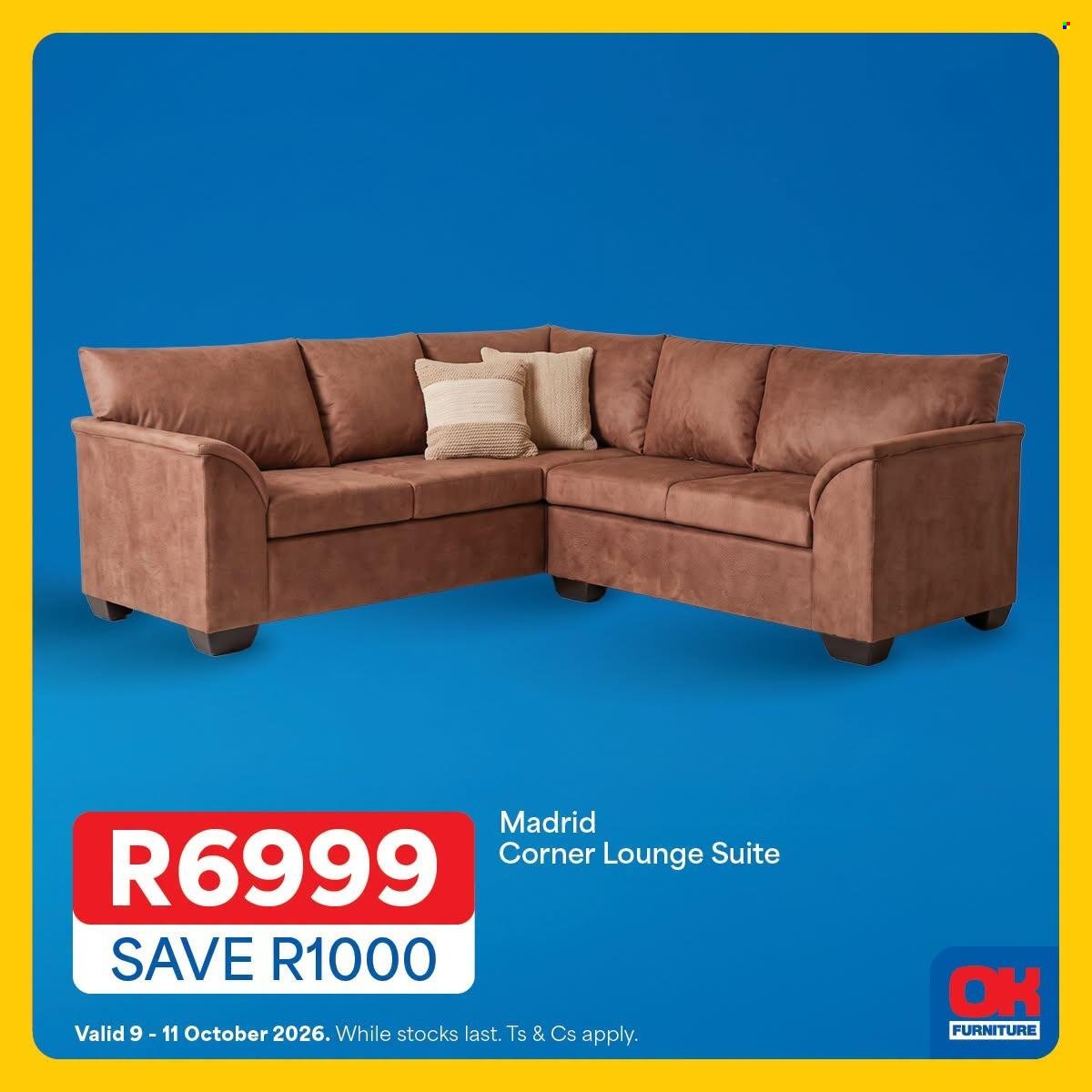 OK FURNITURE specials - From Friday 9 Oct 2026