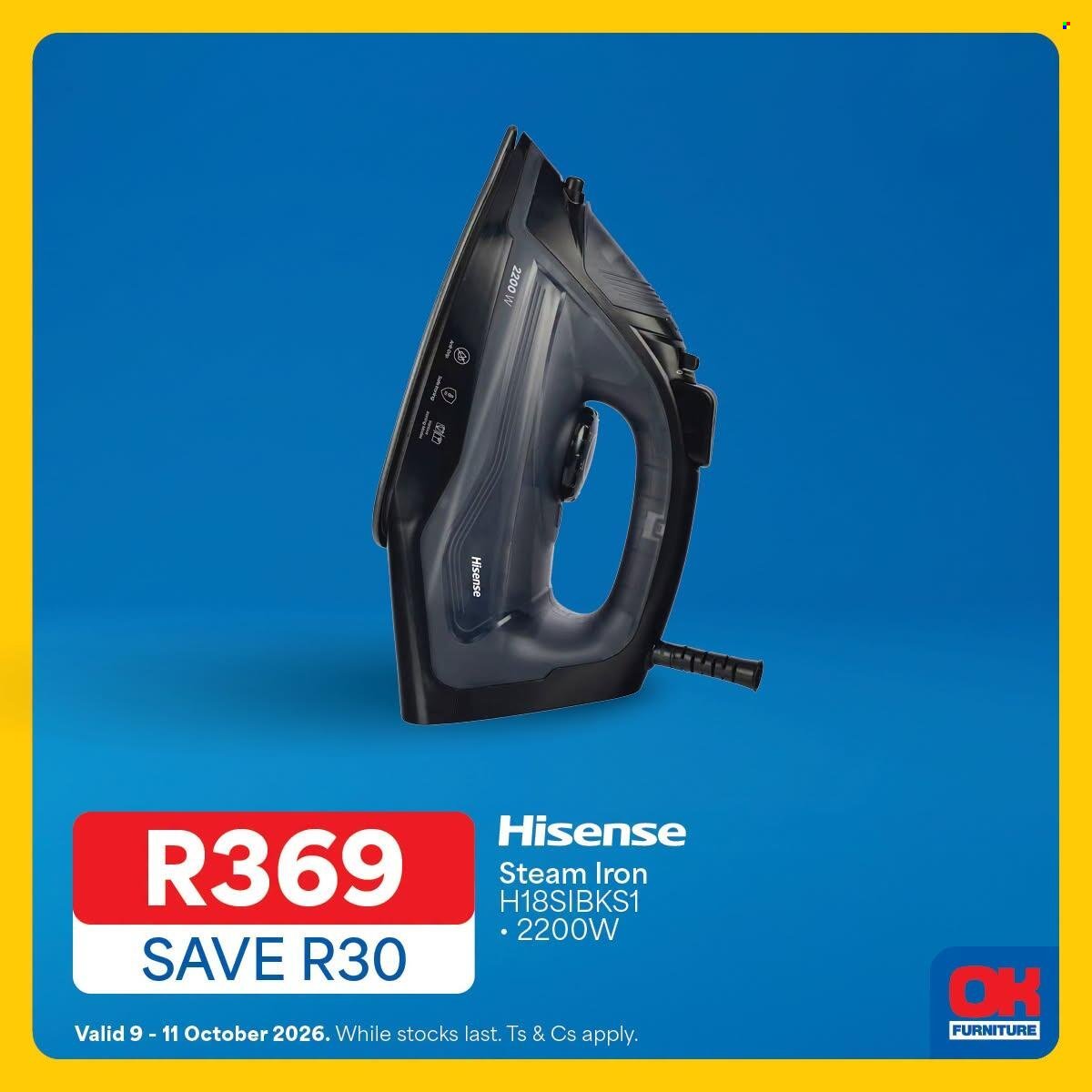 OK FURNITURE specials - From Friday 9 Oct 2026