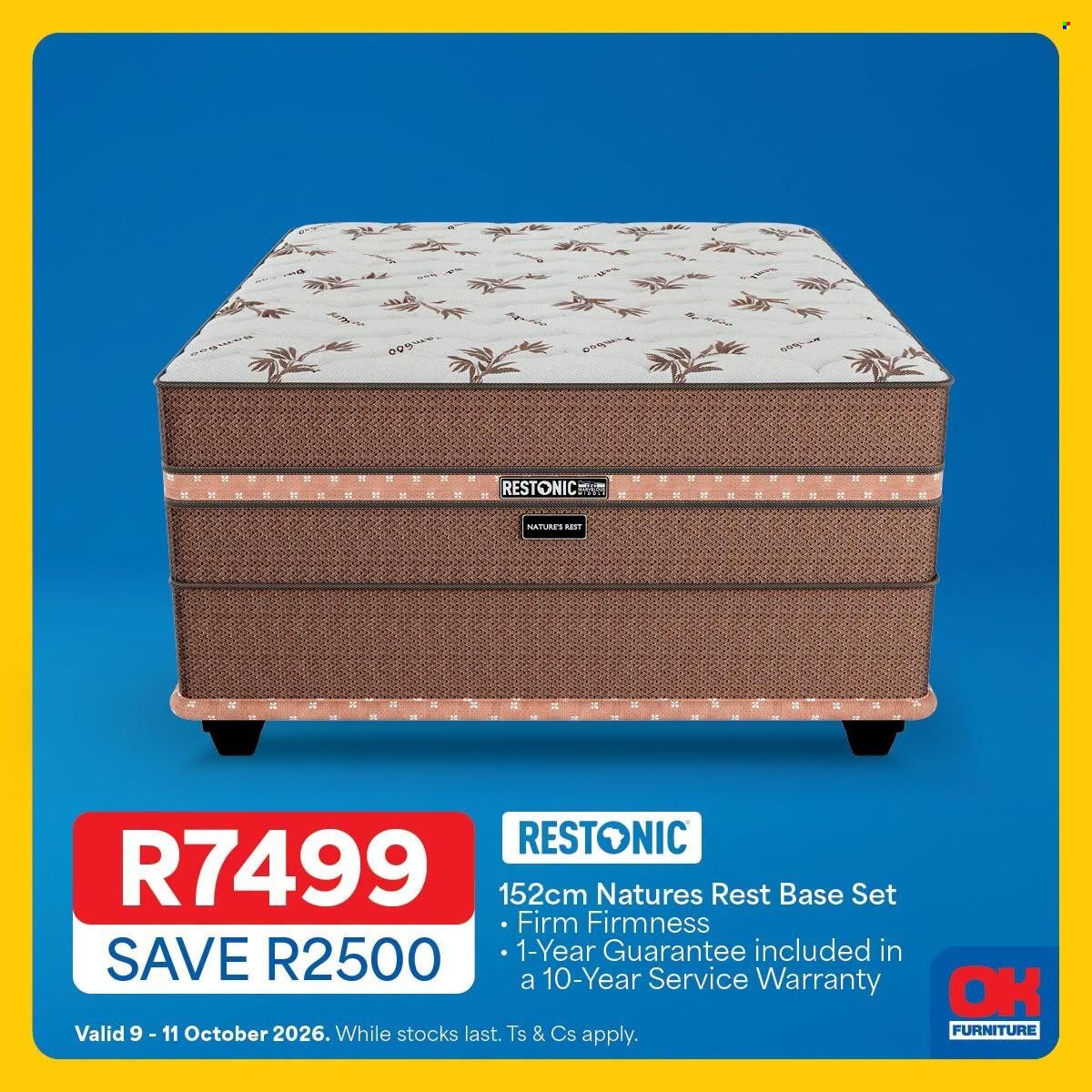 OK FURNITURE specials - From Friday 9 Oct 2026