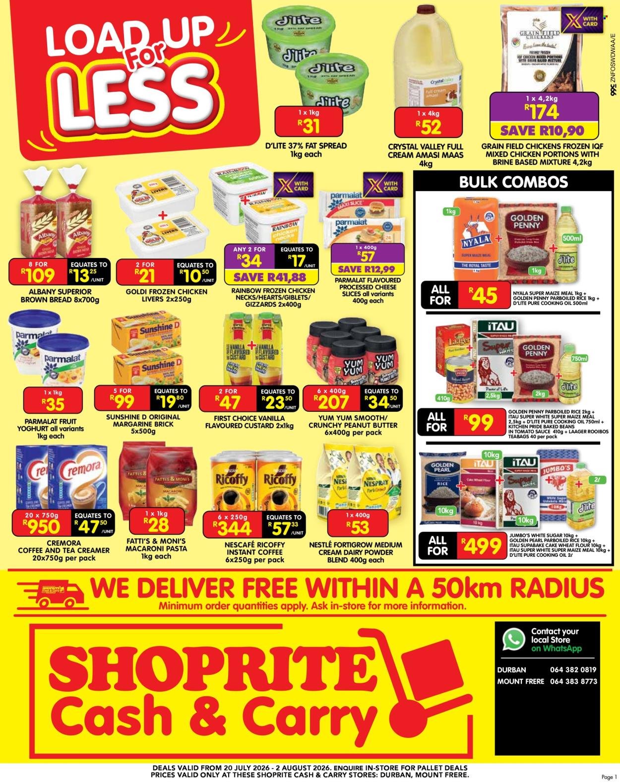 SHOPRITE specials - Cash & Carry Month End Savings Exclusive Gauteng