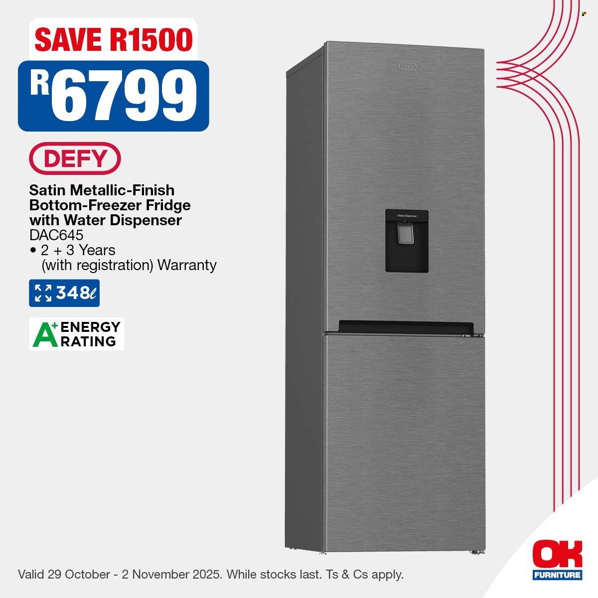 OK FURNITURE specials - From Wednesday 29 Oct 2025 (2025-10-29 - 2025-11-02) | 2