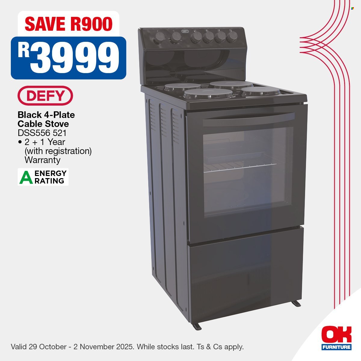 OK FURNITURE specials - From Wednesday 29 Oct 2025 (2025-10-29 - 2025-11-02) | 3