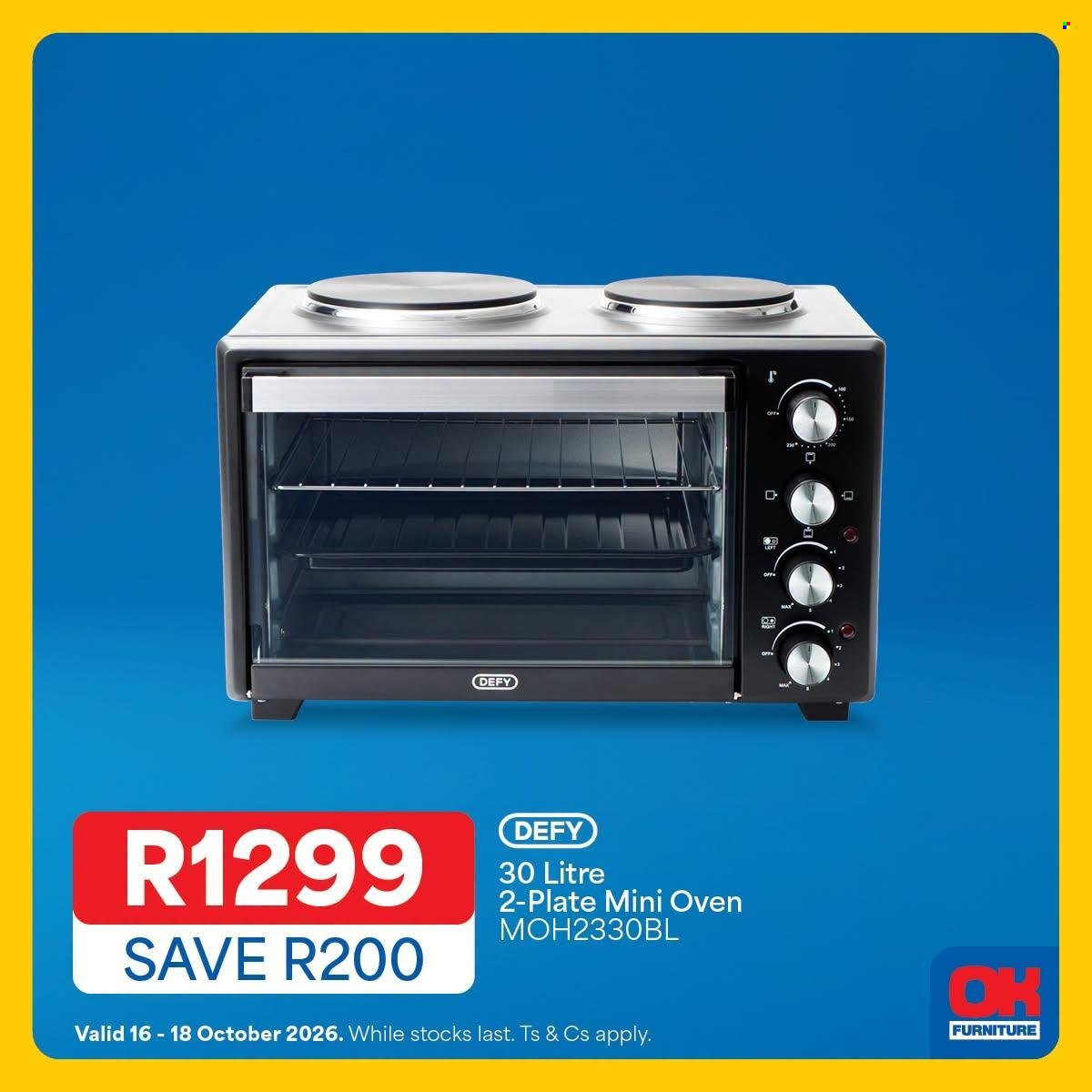 OK FURNITURE specials - From Friday 16 Oct 2026