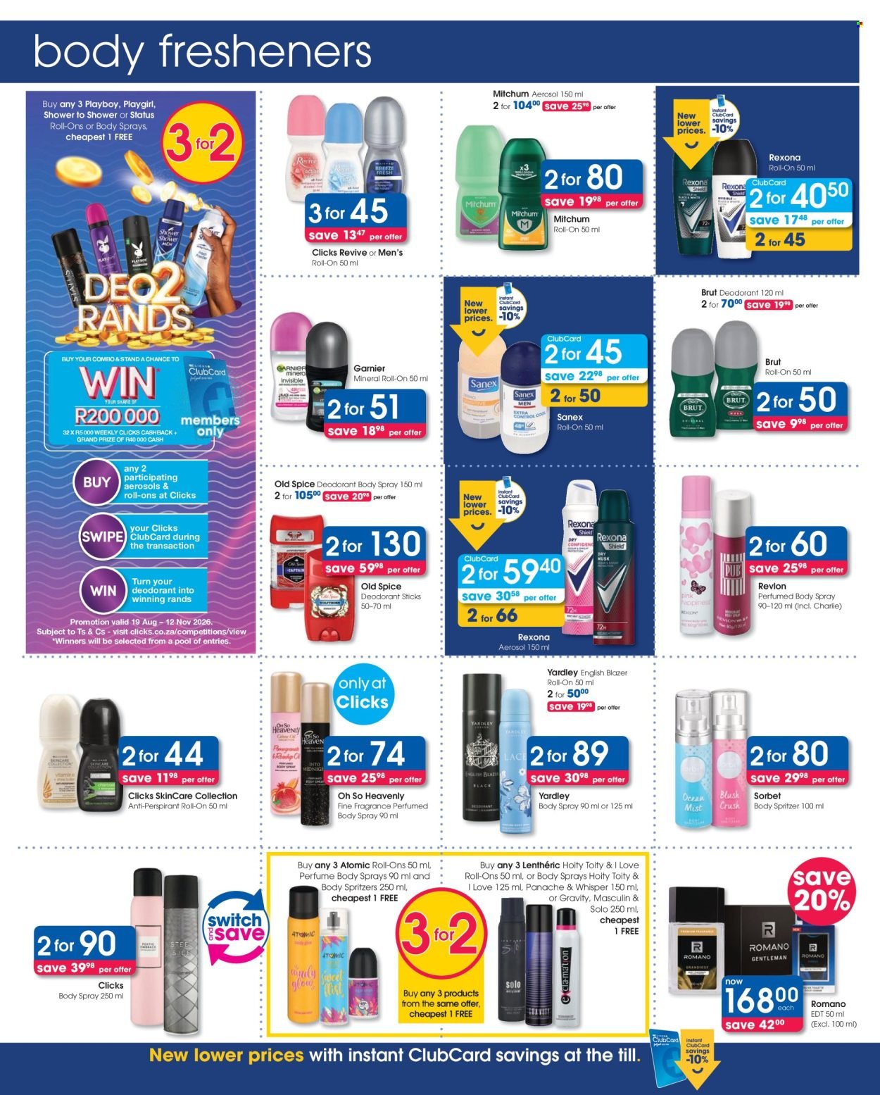 CLICKS specials - From Wednesday 23 Sept 2026