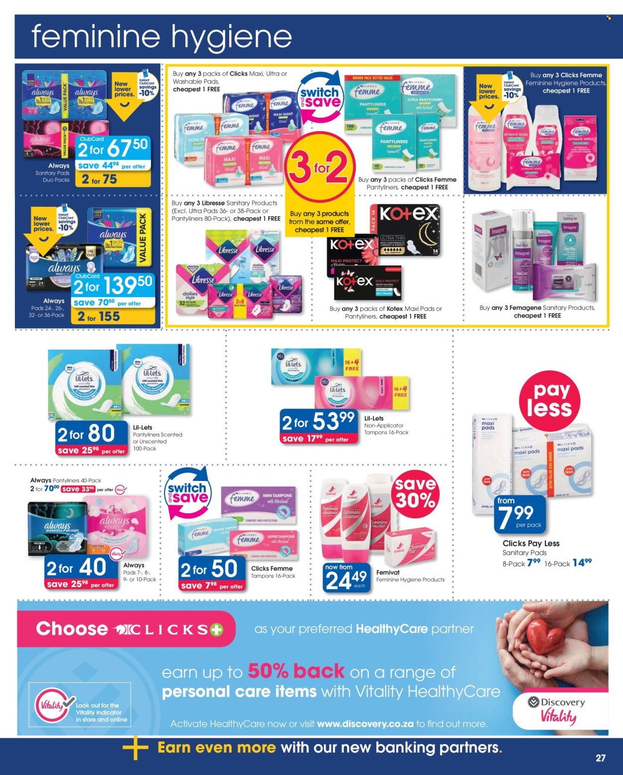 CLICKS specials - From Wednesday 23 Sept 2026