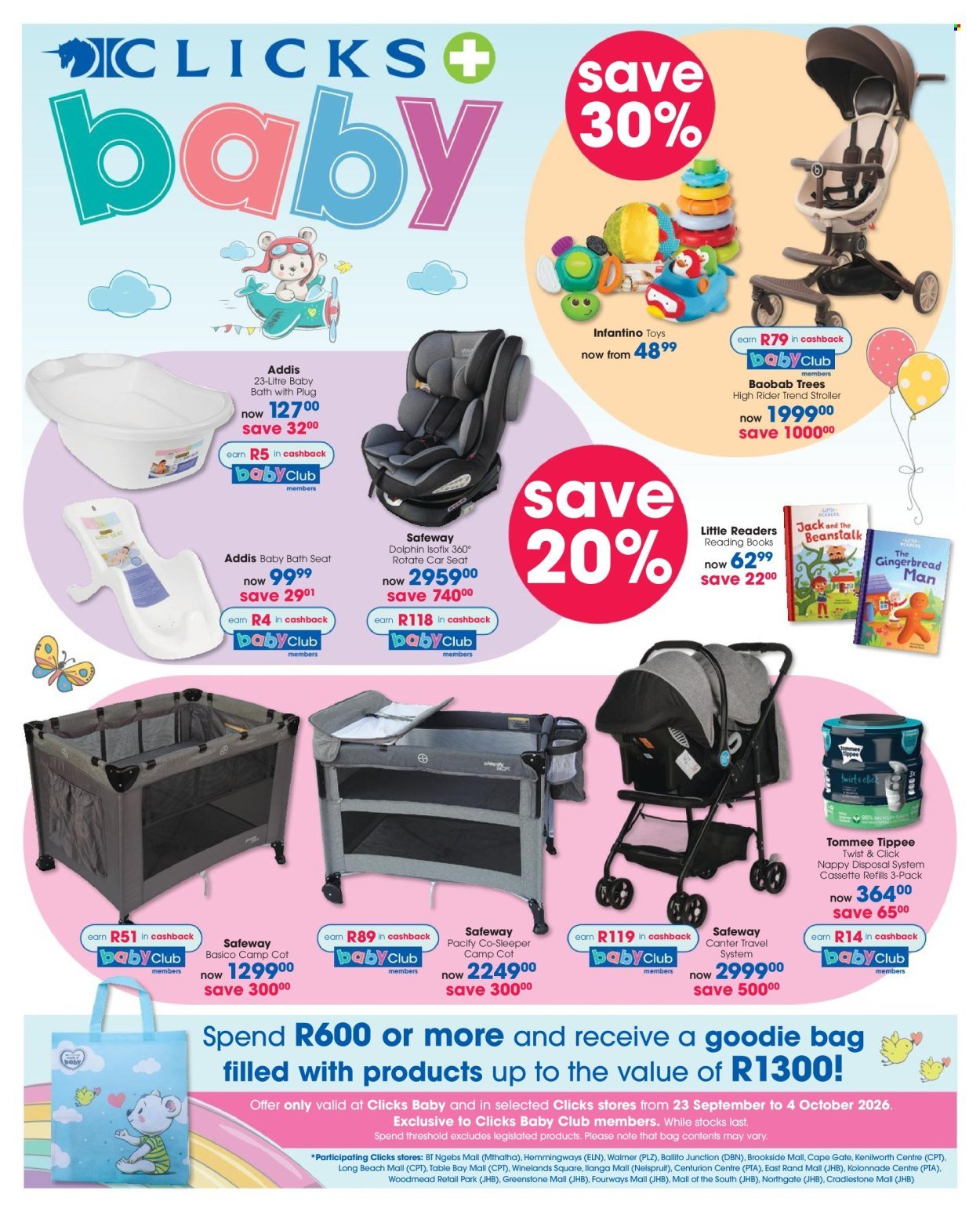 CLICKS specials - From Wednesday 23 Sept 2026