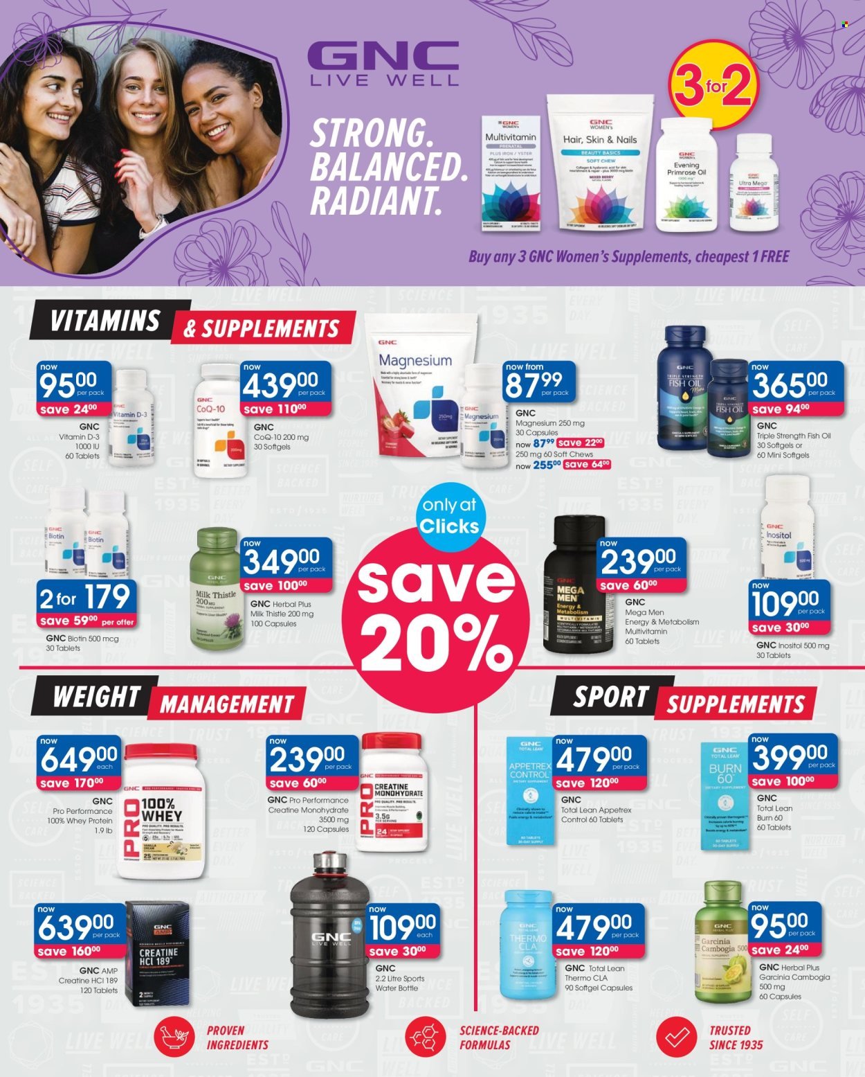 CLICKS specials - From Wednesday 23 Sept 2026