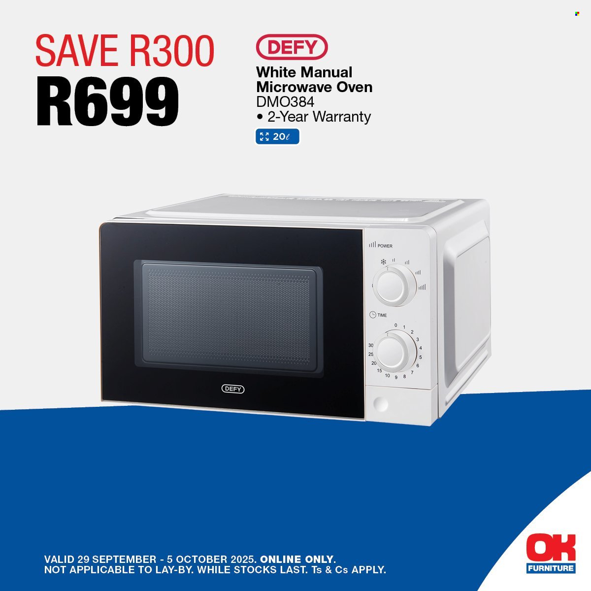 OK FURNITURE specials - From Monday 29 Sept 2025 (2025-09-29 - 2025-10-05) | 3