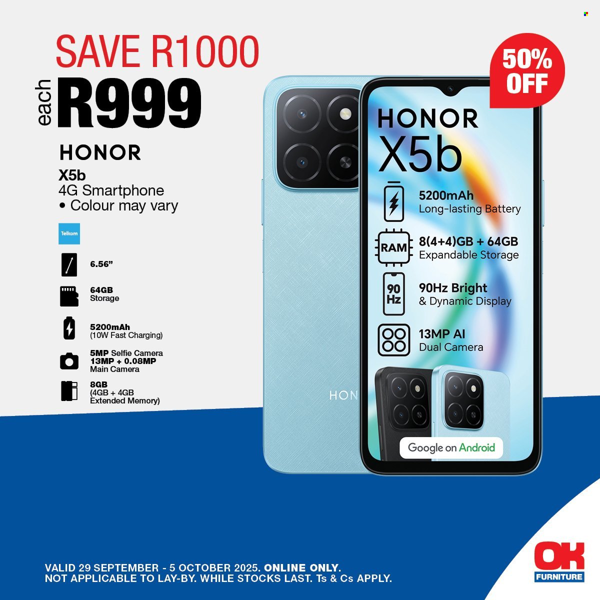 OK FURNITURE specials - From Monday 29 Sept 2025 (2025-09-29 - 2025-10-05) | 5