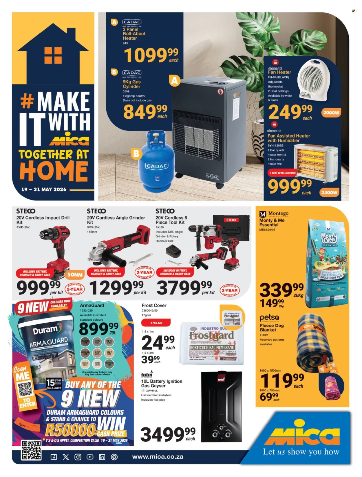 MICA specials - From Tuesday 19 May 2026