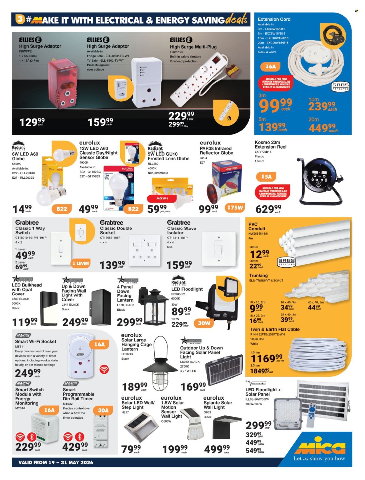 MICA specials - From Tuesday 19 May 2026