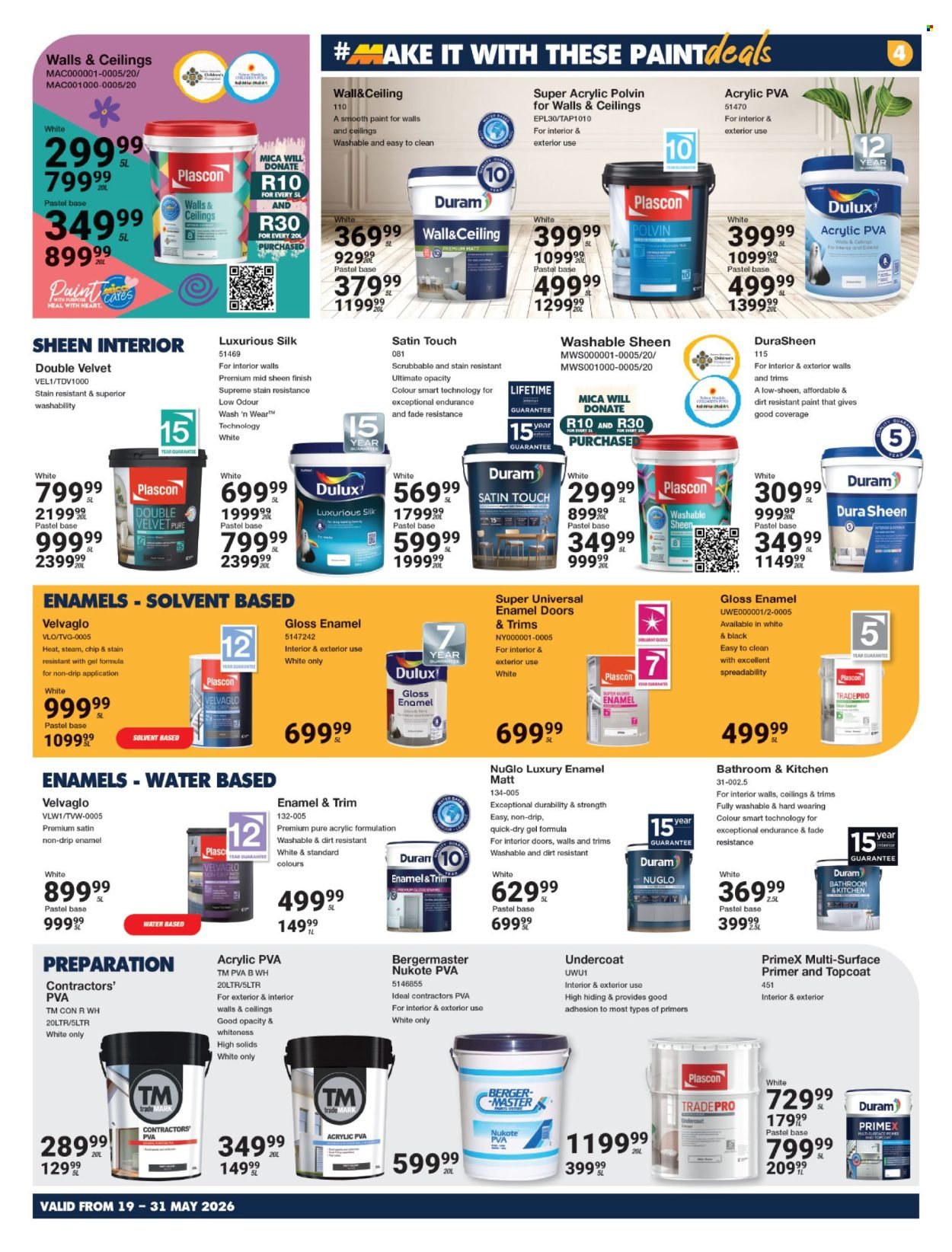 MICA specials - From Tuesday 19 May 2026