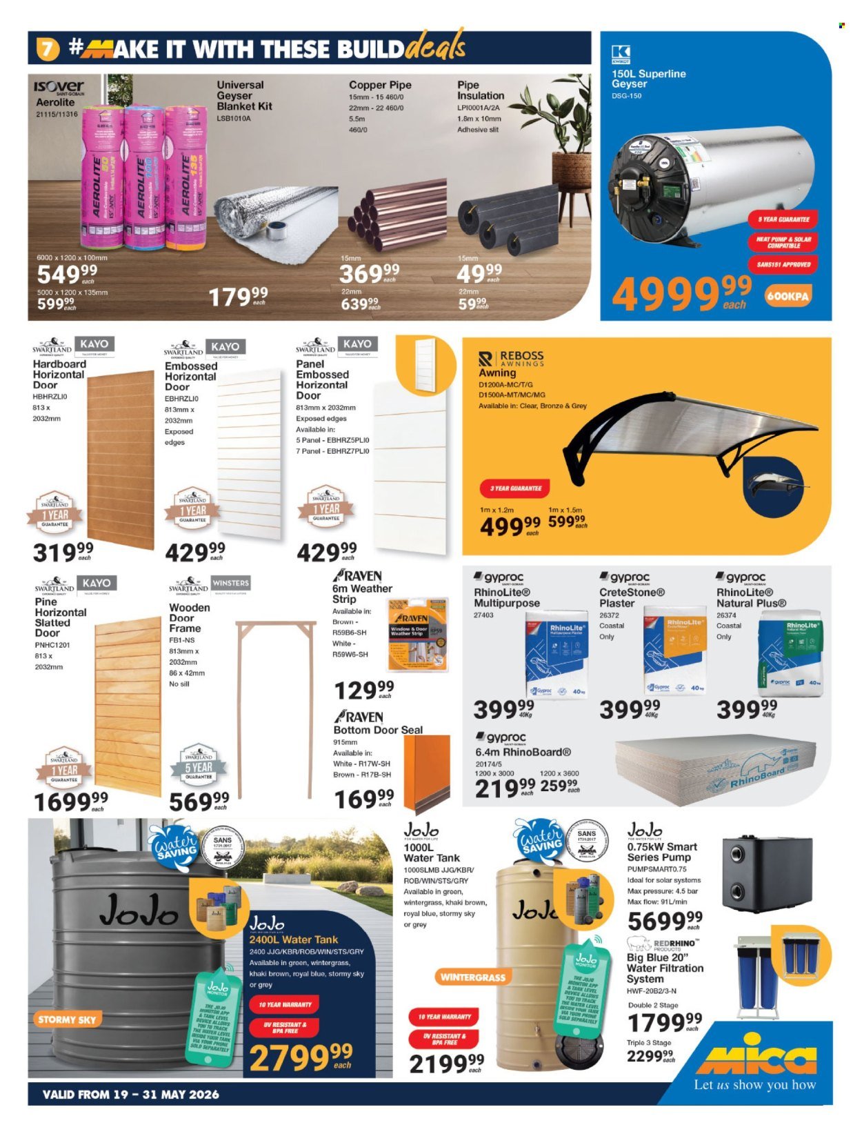 MICA specials - From Tuesday 19 May 2026