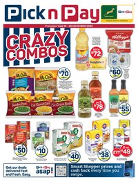 PICK N PAY specials - Crazy Combo Specials (2025-11-10 - 2025-11-26)