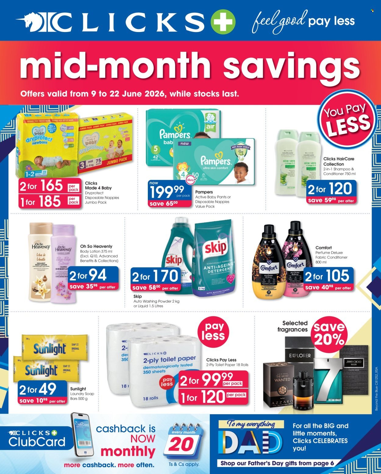 CLICKS specials - From Tuesday 9 Jun 2026