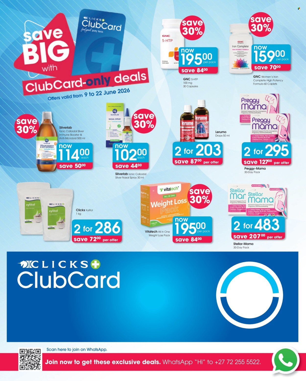 CLICKS specials - From Tuesday 9 Jun 2026