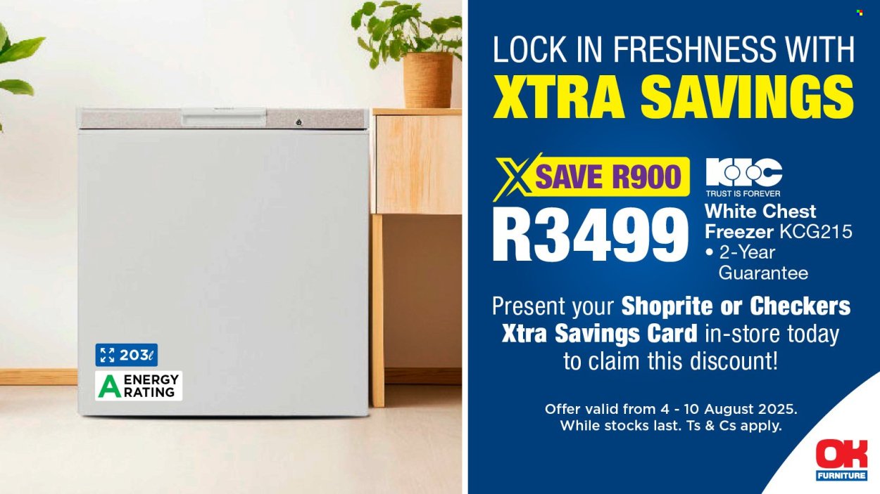 OK FURNITURE specials - From Monday 4 Aug 2025 (2025-08-04 - 2025-08-10) | 1